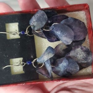 Handmade Beach Shells Long Earrings